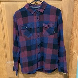 Men’s Vans Flannel Button Up Shirt